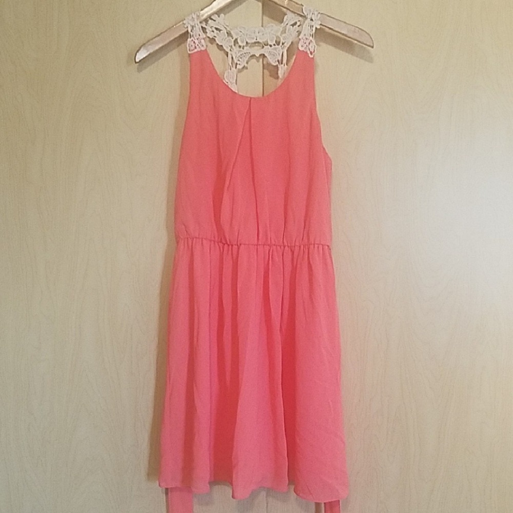 Pink brides maid dress